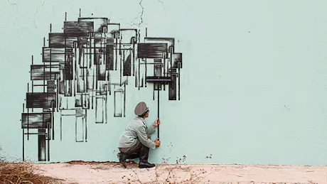 Robin Rhode Requiem for a Pavilion of Silence 2010