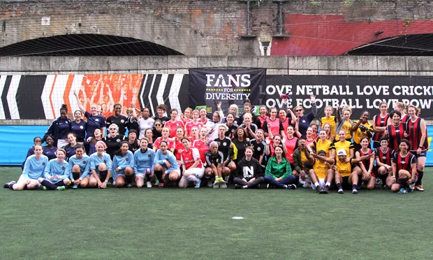 Squad up: the 2016 line-up of teams contesting Paying For Kicks. Photograph: Romance FC