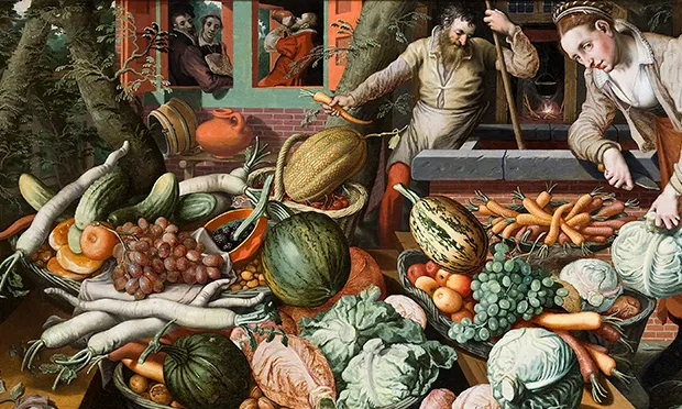 Market scene from 1550s by Peter Aertsen. Image: Wikimedia (Creative Commons)