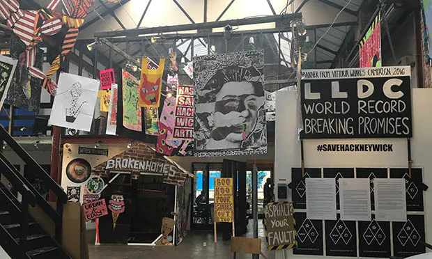 Street art superstars take part in exhibition billed as Hackney Wick’s swansong