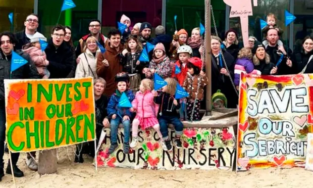 ‘Hands off our nurseries’: Parents kick off new battle against council plans to close children’s centres