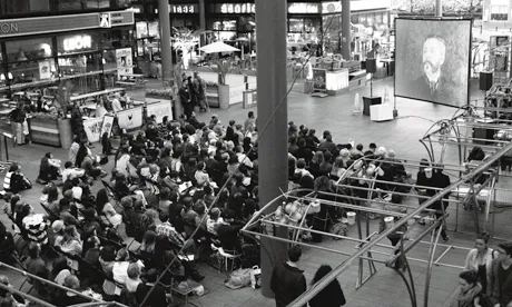 Black and white silent screening