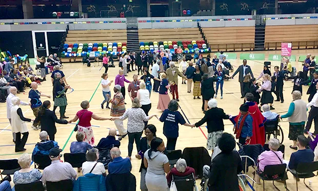 Singing for the Brain: 200 people hit the dancefloor for Hackney Dementia Festival