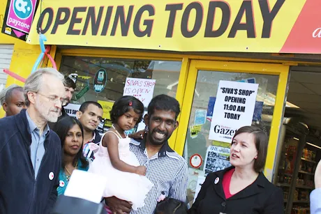 Siva's shop re-opens