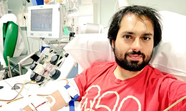 Hackney photographer up for charity award after live-tweeting stem cell donation