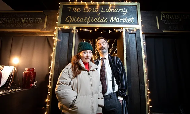 The Lost Library of Spitalfields Market, Greenhouse Theatre, stage review: ‘A seasonal fairy tale for all ages’