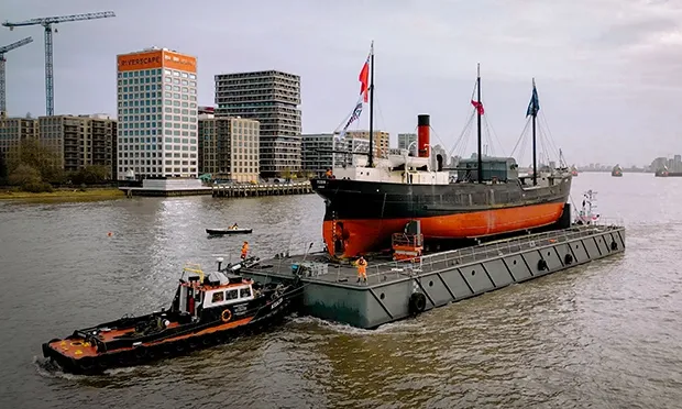 World’s only Victorian steam ship returns home to River Lea