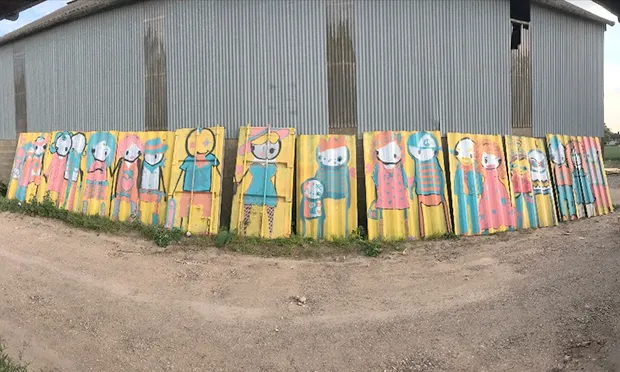 Stik’s community mural ‘finally’ back in Poland after long tug-of-war with London gallery
