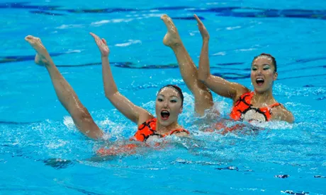 Synchronised Swimming Duet Beijing 2008 Olympics Games