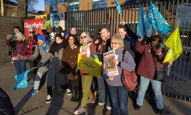 ‘So much local support’: Teachers striking over pay force closure of 47 Hackney schools