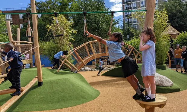 ‘Magical’: New £40k playground at Hoxton school proves an instant hit