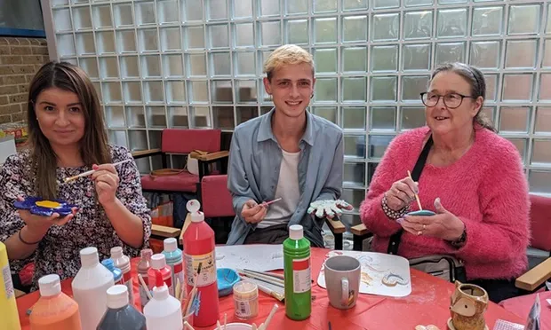 ‘Little happy space’: Free activities at Hackney GP surgeries prove a hit with patients and volunteers