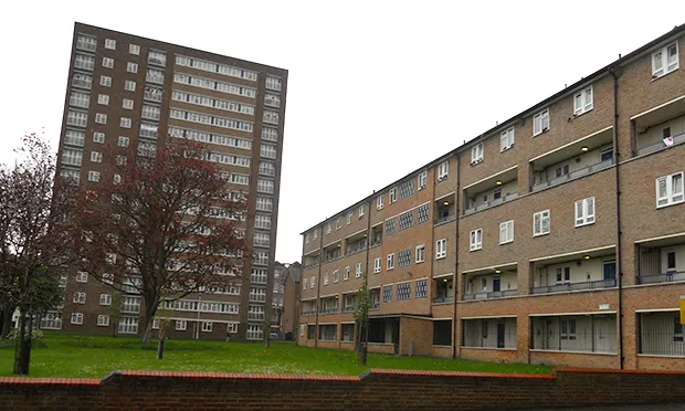 Two people rescued from council tower block after fire on 10th floor