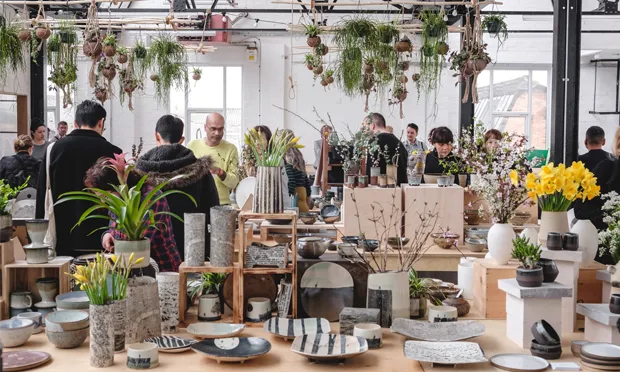 Clay treasures at Turning Earth E10. Photograph: Arthur Rummel