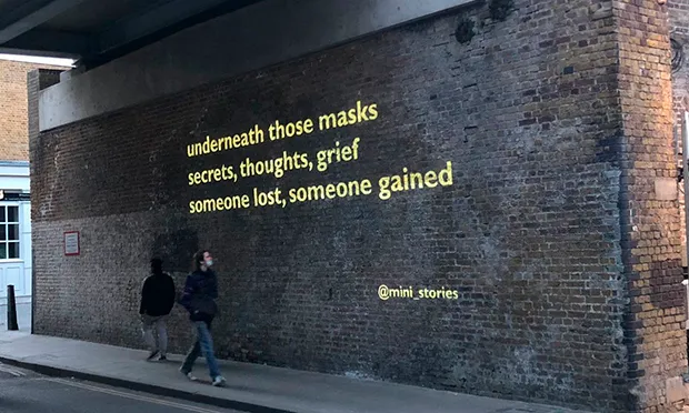 Secret ode: Children’s poetry appears across Hoxton in unexpected places