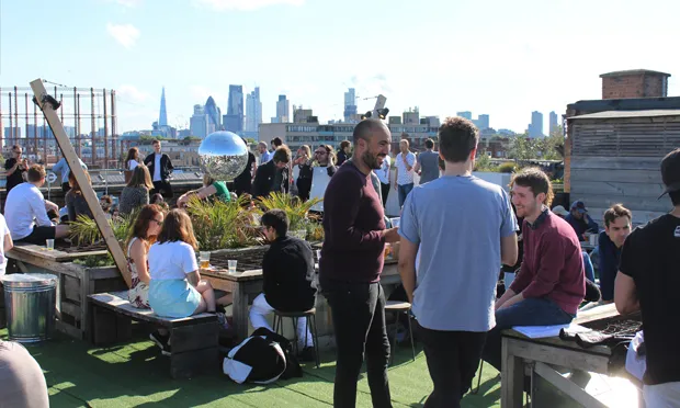 The view from Netil 360, one of the Visions venues. Photographs: Andrew Barnes