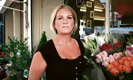 Jo Price of A G Price florist, Well Street