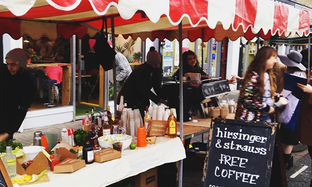 Well Street Christmas market Photograph: WESTRA