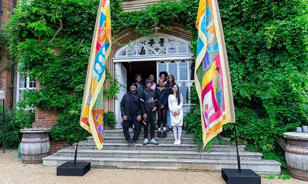 ‘Something special’: Artworks by Hackney teenagers go on display at former royal residence