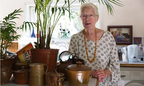 Food historian Gillian Riley at her home in Stoke Newington. Photograph: Eleonore de Bonneval