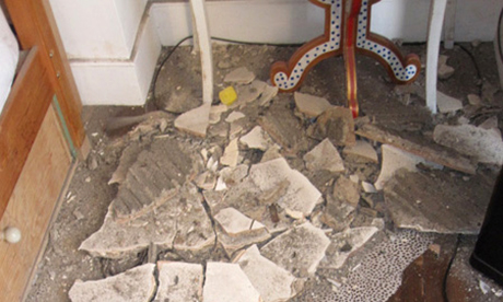 Wilberforce Road, Brownswood, Hackney, ceiling collapse basement excavation