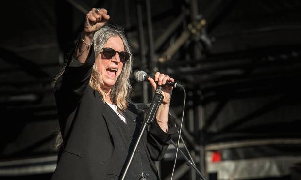 Patti Smith at Field Day 2015 - she returns to Victoria Park for the last day of All Points East 2018. Photograph: Valerio Berdini