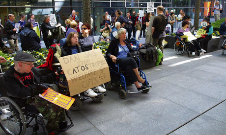Disabled People Against Cuts (DPAC) protest 