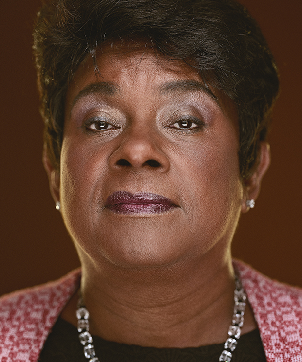 Franklyn Rodgers, Doreen Delceita Lawrence, Baroness Lawrence of Clarendon, OBE. 27 March 2018. Commissioned by Autograph. 60 x 72 inches.