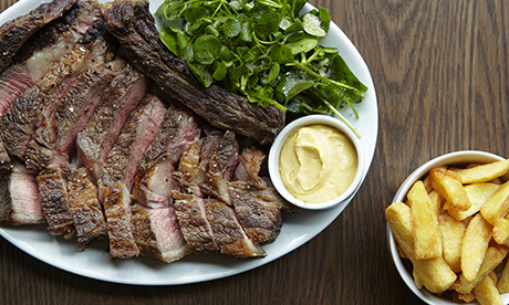 Steak and chips at Beagle