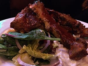 BB King ribs. Photograph: Lucie Heath