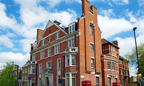 The building formerly known as Hackney Central Police Station