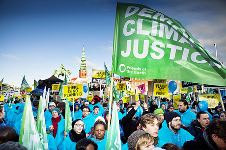 Climate justice march FOE