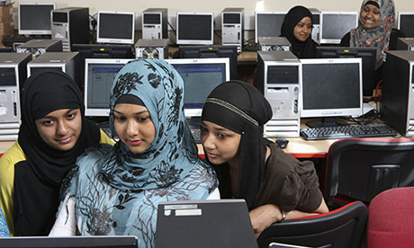 Sixth Form students at Central Foundation Girls' School