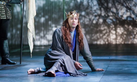 Kingly: David Tennant as Richard II. Photograph: Kwame Lestrade