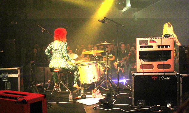 The view from the back of the stage. Photograph: Casey Cooper-Fiske