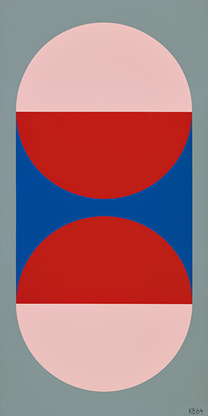 Karl Benjamin, #37 (1964) © Benjamin Artworks, Courtesy Flowers Gallery / Louis Stern Fine Arts