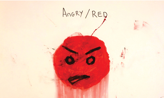 A scene from the "emotion room"