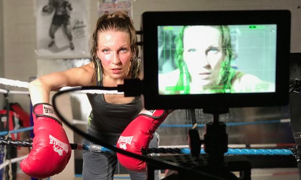 Stage fight: 'special place; Pedro Boxing Club features in short film Take The Punch. Photograph: Donna Travis