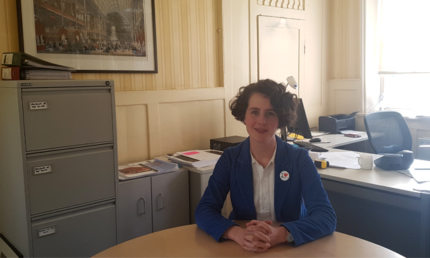 Geffrye Director Sonia Solicari in her office. Photograph: Hackney Citizen