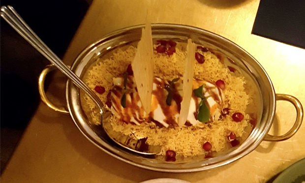 Saucy: the yam and paneer kofta chaat at Gul & Sepoy. Photographs: Andrew Barnes