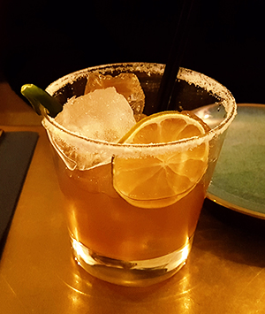 Chilli and cardamom margarita