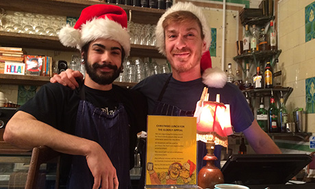 Haberdashery christmas elderly lunch