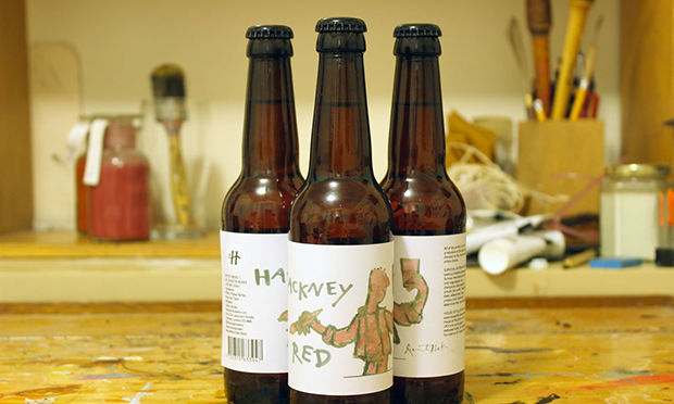 Hackney Red with illustration by Sir Quentin Blake