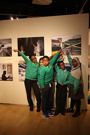 Princess May Primary School students helped launch the Council's Black History Season earlier this month. Photograph: Hackney Council