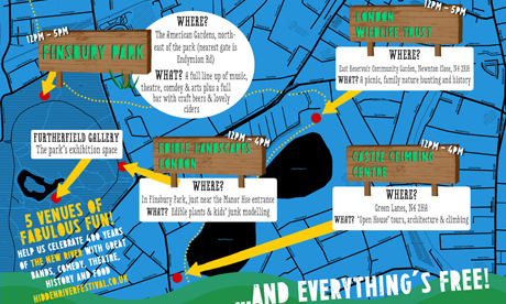 A detail from a flyer advertising the Hidden River  Festival, which takes place on Sunday 22 September from 12pm. Image: Marc McKenna