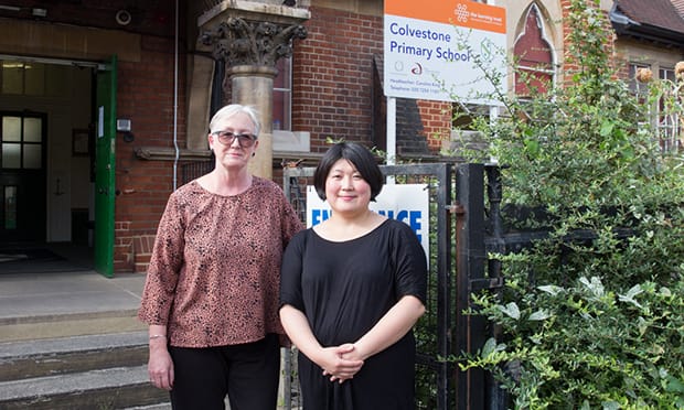 Judith Watt and Mami Mckeran. Photograph: Bex Wade