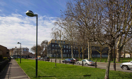 Artist's impression of the new Mossbourne Academy building