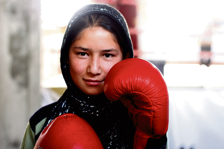 Kabul female boxer