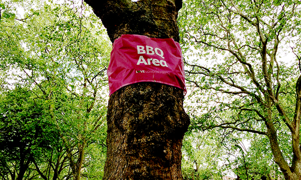 London Fields barbecue area