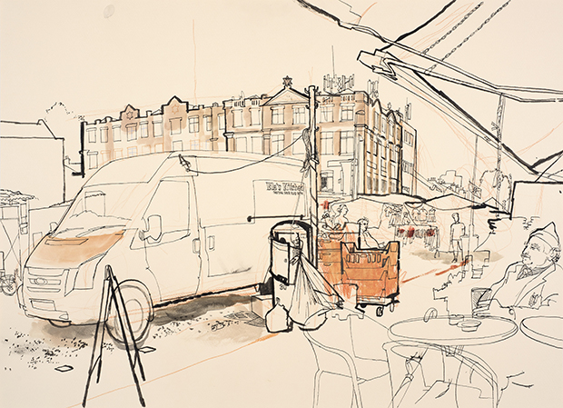 View from Almond Lane coffee house. © Lucinda Rogers